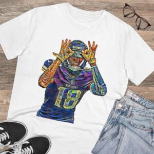 Justin Jefferson Minnesota Vikings Griddy Dance T Shirt Football