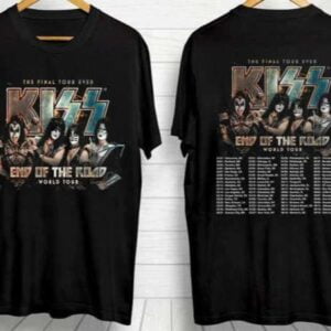 KISS Band The Final Tour Ever End Of The Road World Tour T Shirt S 5XL