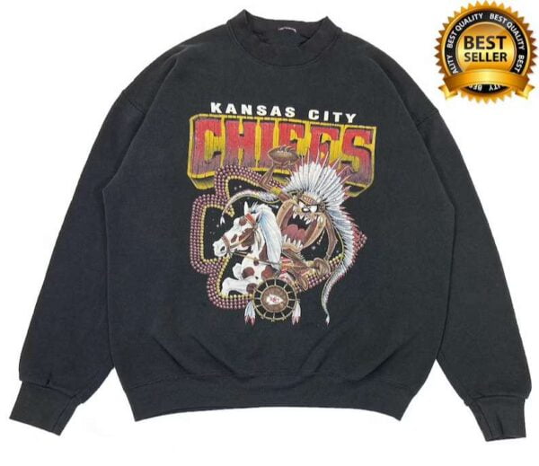 Kansas City Chiefs Looney Tunes Taz Shirt
