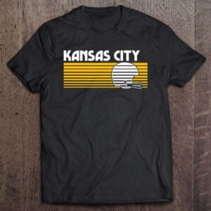 Kansas City Football Helmet T Shirt