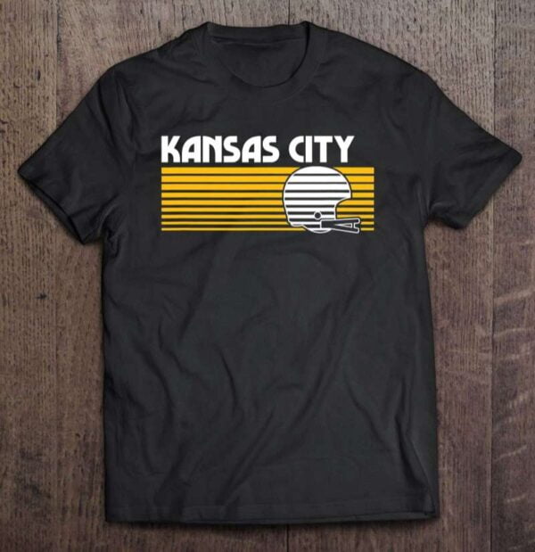 Kansas City Football Helmet T Shirt