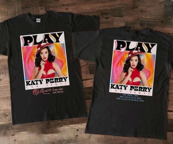 Katy Perry Play Las Vegas Tour 2022 T Shirt