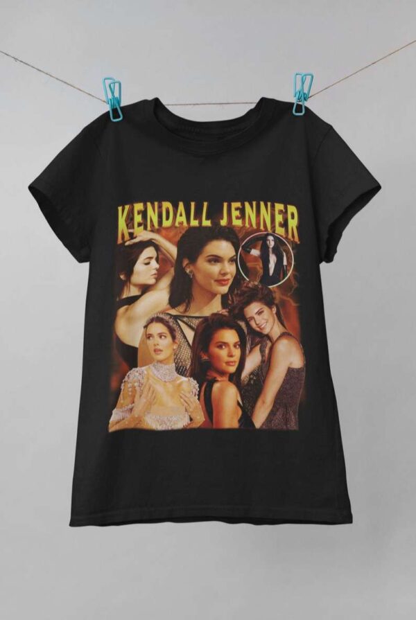 Kendall Jenner Vintage Print T Shirt