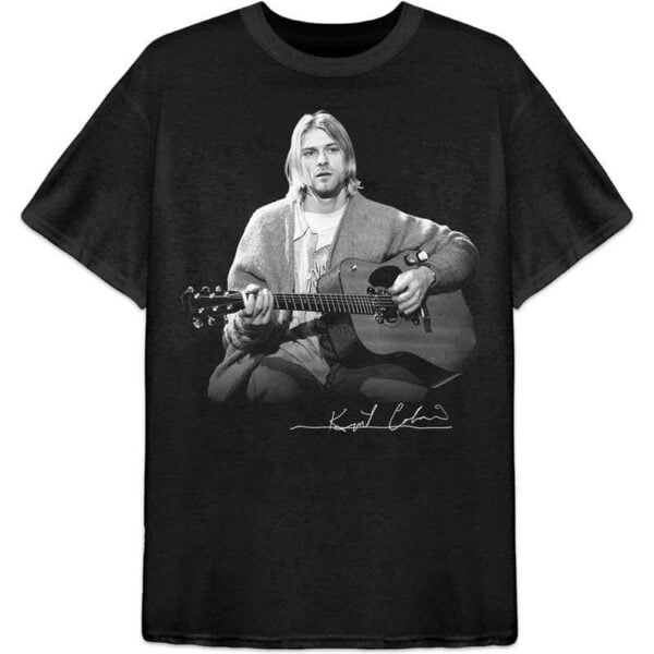 Kurt Cobain Nirvana Unplugged T Shirt