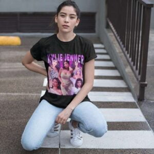Kylie Jenner Vintage Print T Shirt