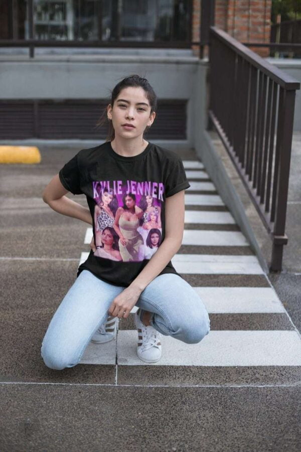 Kylie Jenner Vintage Print T Shirt