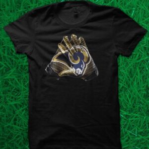 LA Los Angeles Rams NFL Gloves T Shirt