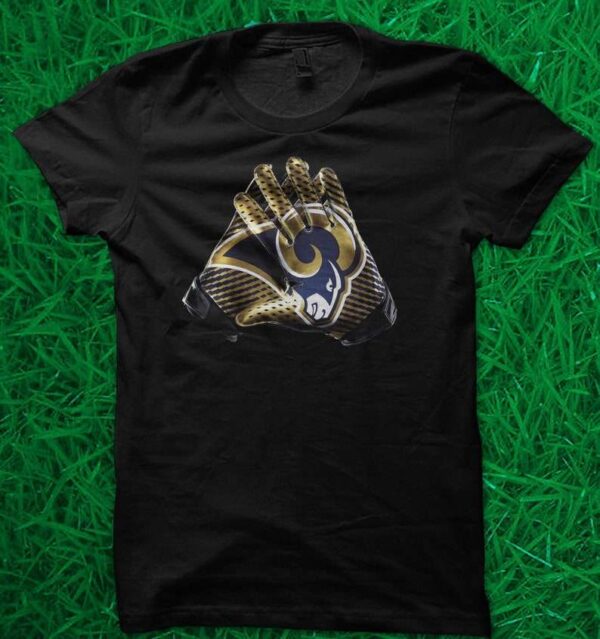 LA Los Angeles Rams NFL Gloves T Shirt