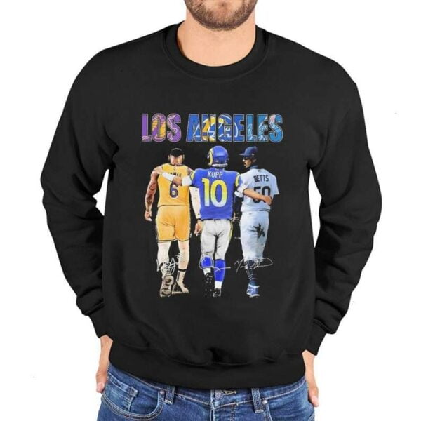 Lebron James Cooper Kupp And Mookie Betts Los Angeles T Shirt