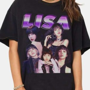 Lisa Shirt Blackpin Kpop