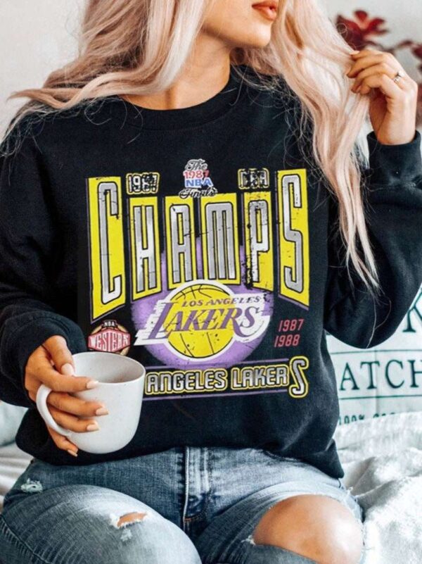 Los Angeles Lakers 1987 1988 Champs T Shirt