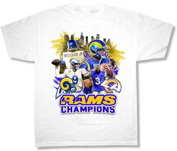 Los Angeles Rams T Shirt NFL Football Super Bowl 2022