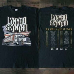 Lynyrd Skynyrd 2021 Big Wheels Keep on Turnin Tour T Shirt S 5XL