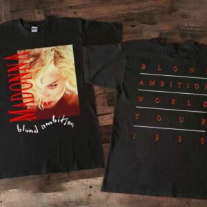 Madonna Blond Ambition World Tour Concert Unisex Graphic T Shirt