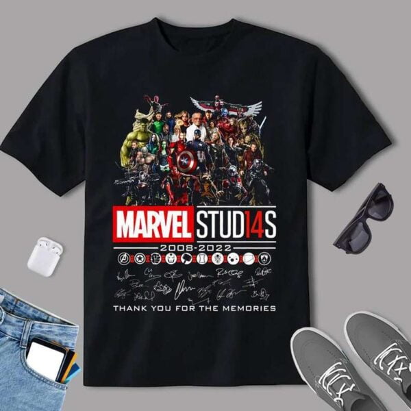Marvel Stud 14s 2008 – 2022 Return To Marvel Studio Signatures T Shirt