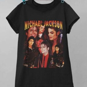 Michael Jakson Vintage Print T Shirt