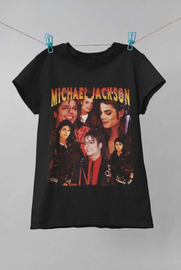 Michael Jakson Vintage Print T Shirt