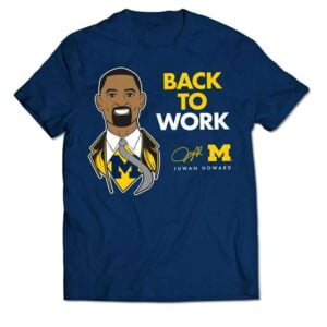 Michigan Basketball Head Coach Juwan Howard T Shirt