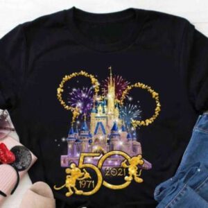 Mickey Ears Disney World 50th Anniversary Graphic T Shirt