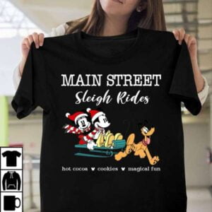 Mickey Mouse And Minnie Mouse Main Street Graphic T Shirt
