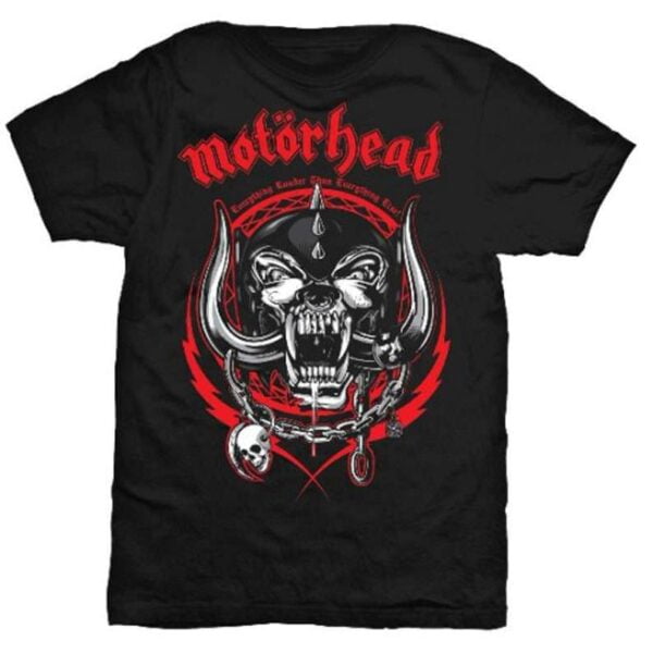 Motorhead Voltage Warpig Lemmy Kilmister T Shirt
