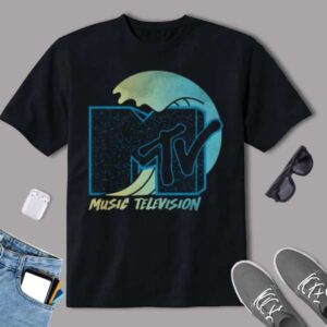 Mtv Surfing Wave Graphic T Shirt