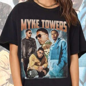 Myke Towers Rapper T Shirt Rap Hip Hop