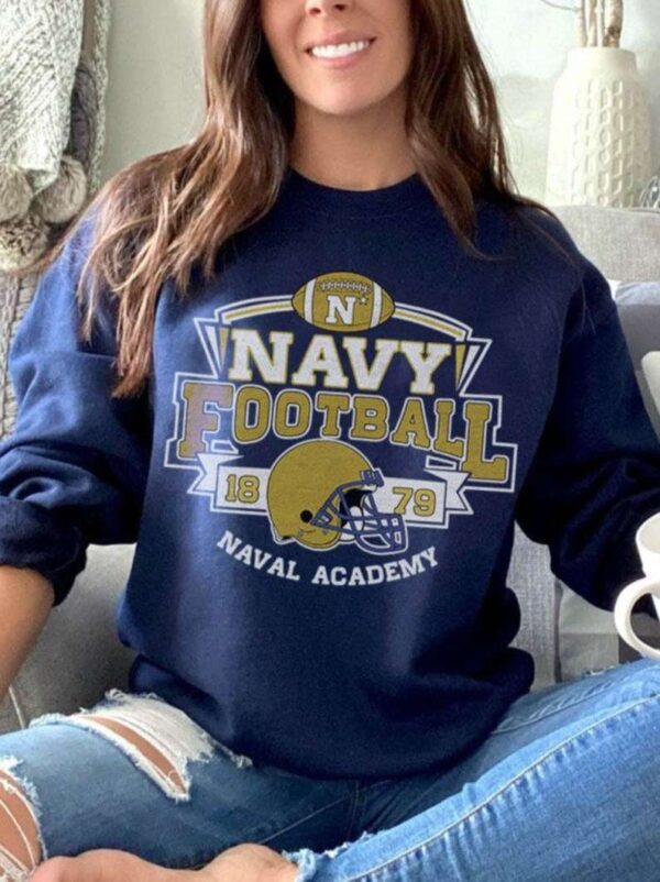 Navy Football Sweatshirt Naval Academy T Shirt