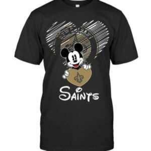 New Orleans Saints Mickey Graphic T Shirt