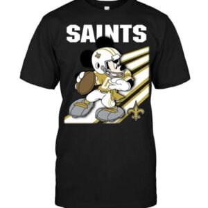 New Orleans Saints Mickey Mouse T Shirt