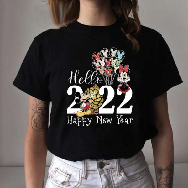 New Year 2022 Disney Micky Mouse T Shirt