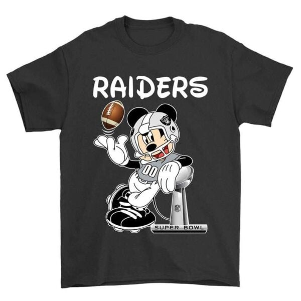 Oakland Raiders Mickey Mouse T Shirt
