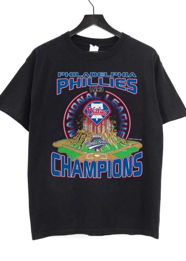 Philadelphia Phillies World Series Champions 1993 T Shirt S 5XL