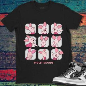 Piglet Moods Winnie The Pooh Disney Graphic T Shirt