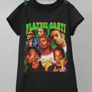 Playboi Carti Vintage Print T Shirt
