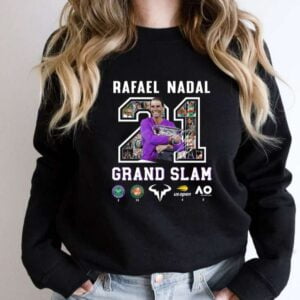Rafael Nadal 21 Grand Slam Tennis Unisex T Shirt