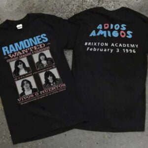 Ramones Adios Amigos Brixton Academy Unisex Graphic T Shirt