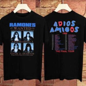 Ramones Adios Amigos The Final Tour 1996 T Shirt S 5XL