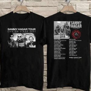 Sammy Hagar Live On Stage Summer Tour 2021 T Shirt S 5XL