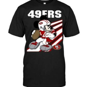 San Francisco 49ers Mickey Mouse T Shirt