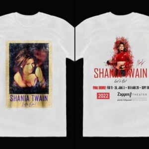 Shania Twain T Shirt Lets Go The Las Vegas Residency 2022 Tour