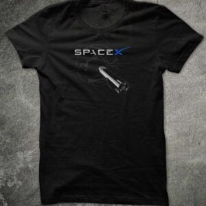 Space X New Outer Space Falcon 1 Launch Mix T Shirt