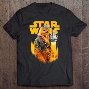 Star Wars Han Solo Movie Chewie Grungy Intro T Shirt