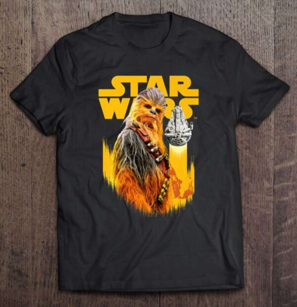Star Wars Han Solo Movie Chewie Grungy Intro T Shirt
