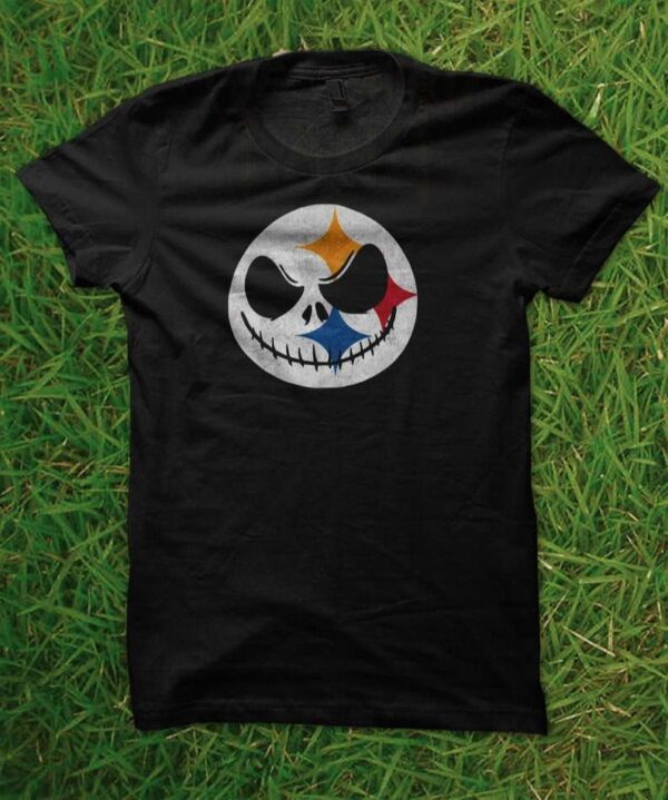 Steelers Jack Skull Skellington T Shirt Football