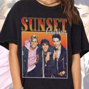Sunset Curve Graphic T Shirt