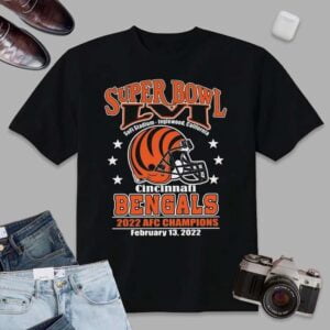 Super Bowl LVI Cincinnati Bengals 2022 AFC Champions T Shrt