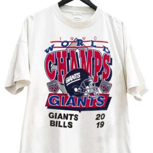 Super Bowl World Champions New York Giants 1990 T Shirt