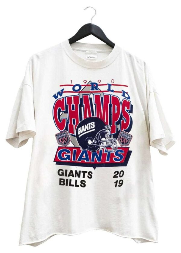 Super Bowl World Champions New York Giants 1990 T Shirt