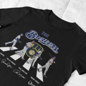 The Brewers Abbey Road Baseball T Shirt S 5XL